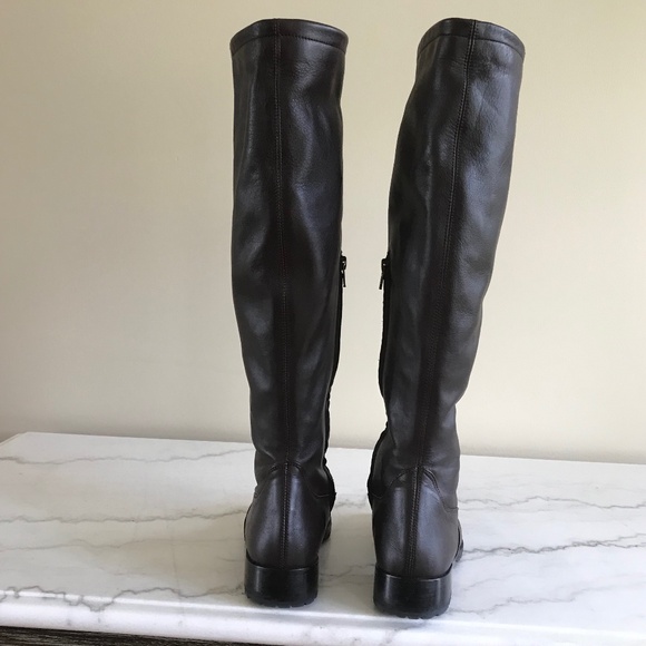 CHRISTIAN LOUBOUTIN BROWN KNEE HIGH BOOT - Picture 6 of 12